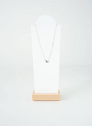 Collier ornement oxyde de zirconium argent TATA GISELE femme