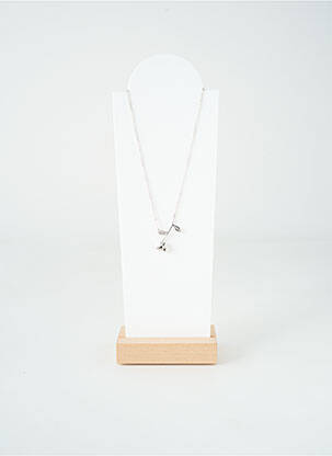 Collier ornement oxyde de zirconium argent TATA GISELE femme
