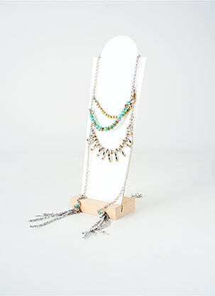 Collier ornement breloque / pampille argent TATA GISELE femme