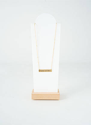Collier matériaux métal or TATA GISELE femme