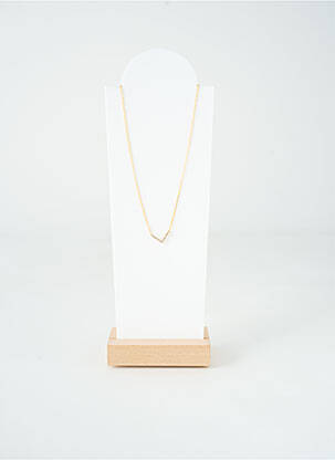 Collier ornement oxyde de zirconium or TATA GISELE femme