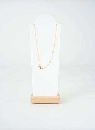 Collier ornement oxyde de zirconium or TATA GISELE femme