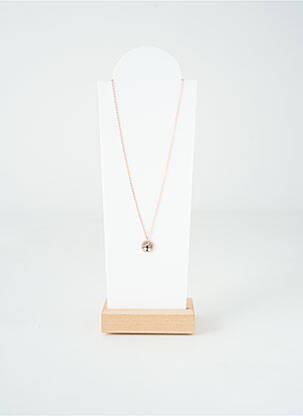 Collier ornement oxyde de zirconium rose TATA GISELE femme