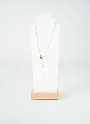 Collier ornement oxyde de zirconium rose TATA GISELE femme