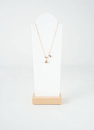 Collier ornement oxyde de zirconium rose TATA GISELE femme
