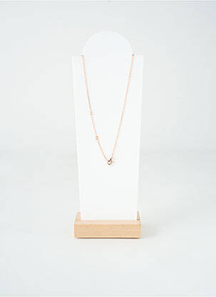 Collier ornement oxyde de zirconium rose TATA GISELE femme