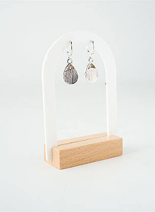 Boucles d’oreilles ornement oxyde de zirconium argent TATA GISELE femme