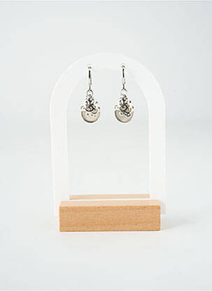 Boucles d’oreilles ornement oxyde de zirconium argent TATA GISELE femme