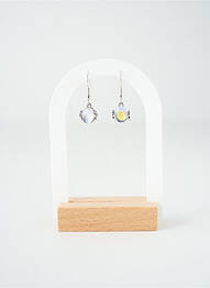 Boucles d’oreilles matériaux métal argent TATA GISELE femme