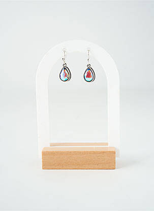 Boucles d’oreilles ornement oxyde de zirconium argent TATA GISELE femme