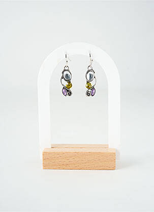 Boucles d’oreilles ornement oxyde de zirconium argent TATA GISELE femme