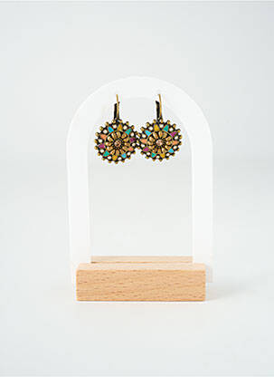 Boucles d’oreilles beige TATA GISELE pour femme