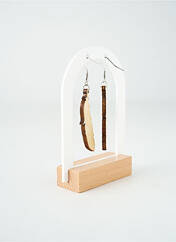 Boucles d’oreilles orange TATA GISELE pour femme seconde vue