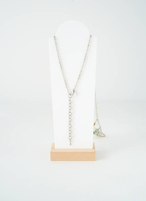 Collier ornement breloque / pampille argent TATA GISELE femme