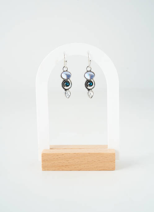 Boucles d’oreilles ornement oxyde de zirconium argent TATA GISELE femme
