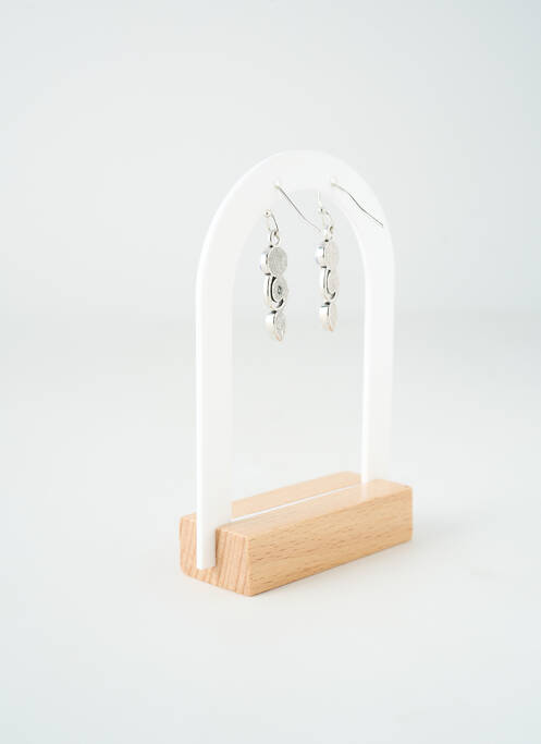 Boucles d’oreilles ornement oxyde de zirconium argent TATA GISELE femme
