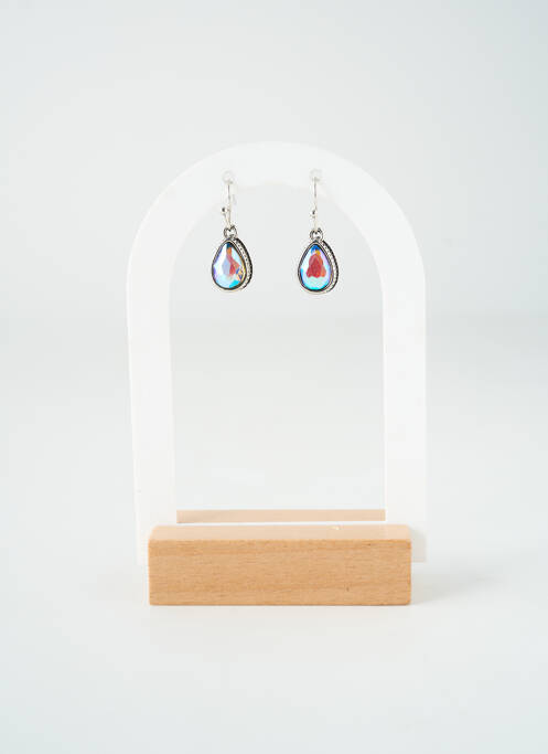 Boucles d’oreilles ornement oxyde de zirconium argent TATA GISELE femme