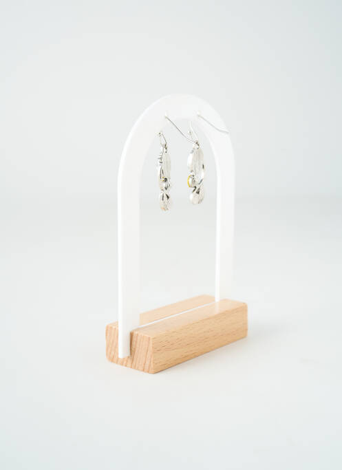Boucles d’oreilles ornement oxyde de zirconium argent TATA GISELE femme