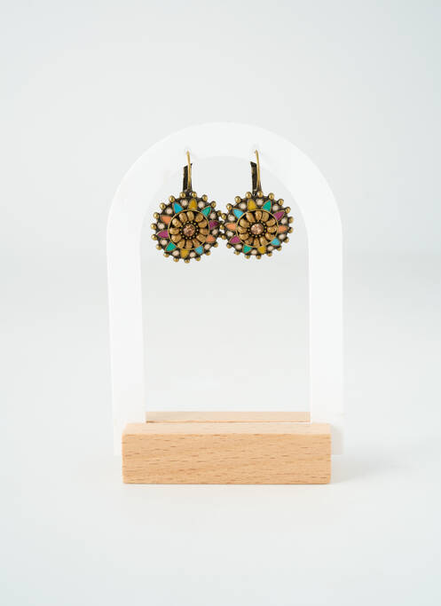 Boucles d’oreilles beige TATA GISELE pour femme