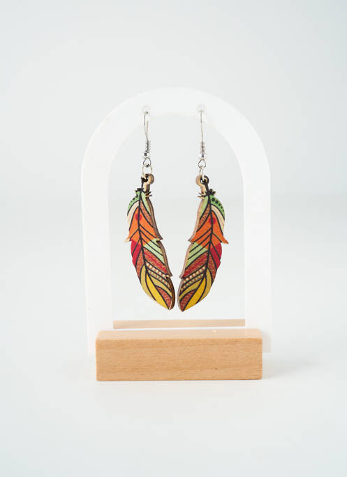 Boucles d’oreilles orange TATA GISELE pour femme