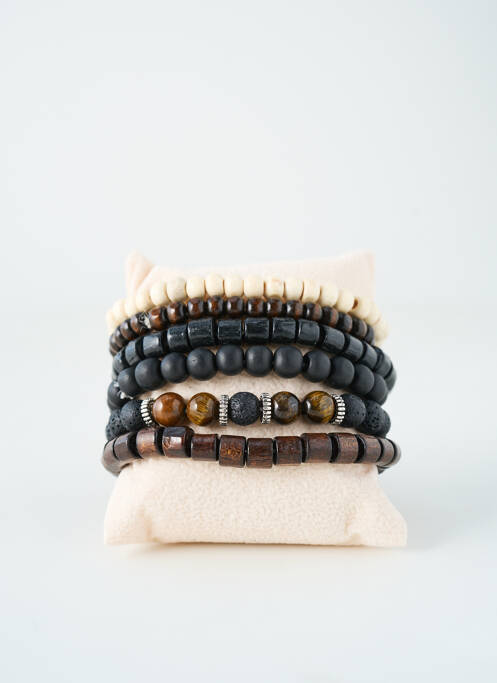 Bracelet noir TATA GISELE pour homme