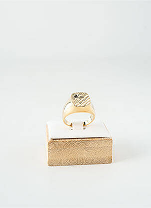 Bague matériaux plaqué or or TATA GISELE homme