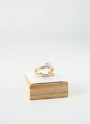 Bague ornement oxyde de zirconium or TATA GISELE femme