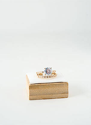Bague ornement oxyde de zirconium or TATA GISELE femme