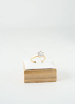 Bague ornement oxyde de zirconium or TATA GISELE femme