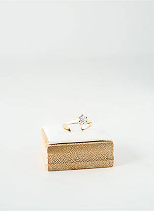 Bague ornement oxyde de zirconium or TATA GISELE femme