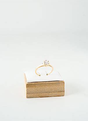 Bague ornement oxyde de zirconium or TATA GISELE femme
