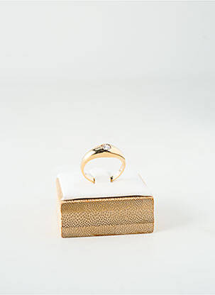 Bague ornement oxyde de zirconium or TATA GISELE femme