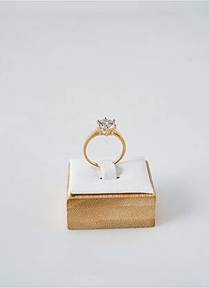 Bague ornement oxyde de zirconium or TATA GISELE femme