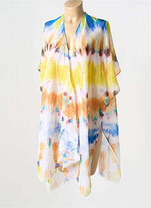 Paréo tissage popeline jaune BE CLEVER femme