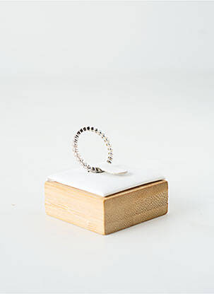 Bague ornement oxyde de zirconium argent TATA GISELE femme