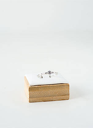 Bague ornement oxyde de zirconium argent TATA GISELE femme