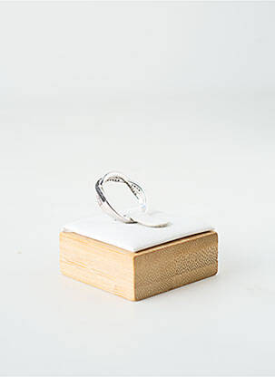 Bague ornement oxyde de zirconium argent TATA GISELE femme