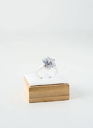 Bague ornement oxyde de zirconium argent TATA GISELE femme