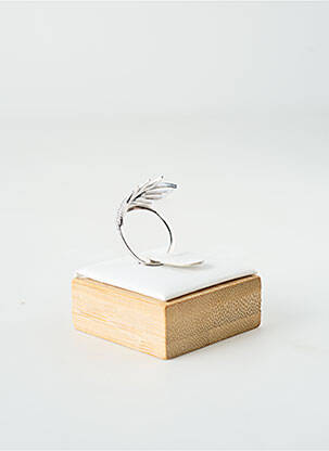 Bague ornement oxyde de zirconium argent TATA GISELE femme