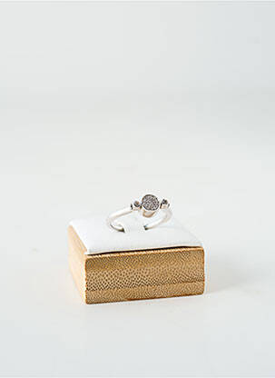 Bague ornement oxyde de zirconium argent TATA GISELE femme