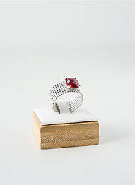 Bague ornement oxyde de zirconium argent TATA GISELE femme