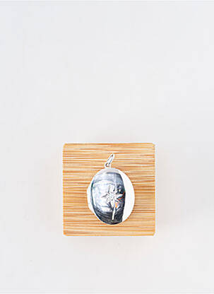 Pendentif ornement oxyde de zirconium argent TATA GISELE femme