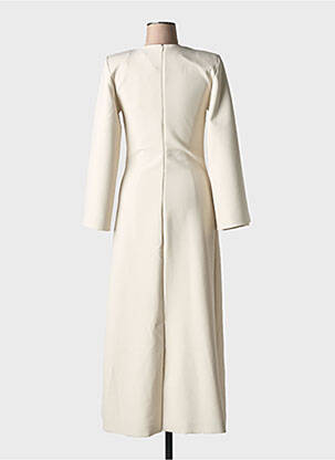 Robe longue manches longues manches longues beige BY MALENE BIRGER femme