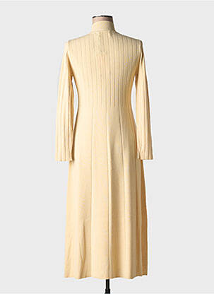 Robe longue manches longues manches longues beige SITA MURT femme