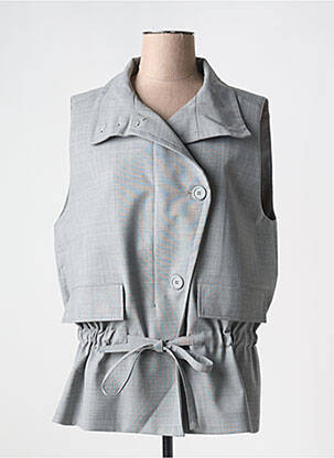 Veste casual poches gris SEMICOUTURE femme
