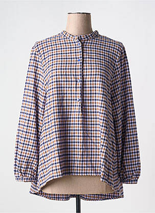 Blouse imprimé fantaisie manches longues violet NIU femme