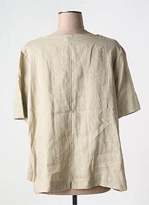 Top manches courtes manches courtes beige NIU femme