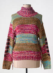 Pull col roulé rose SEMICOUTURE pour femme seconde vue