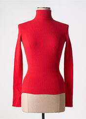 Pull col roulé rouge ATTIC AND BARN pour femme seconde vue
