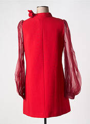 Robe courte rouge SEMICOUTURE pour femme seconde vue